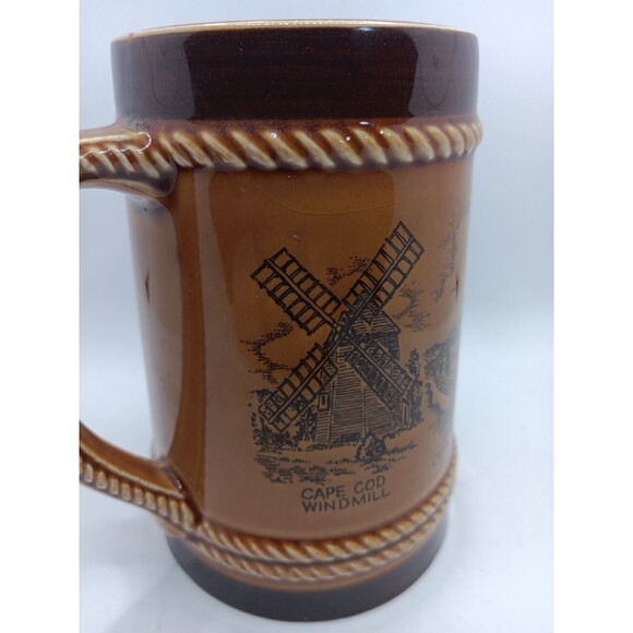 Mug Stein Cape Cod Massachusetts Ceramic Souvenir 3D Beer Cup Gift Collectable - Picture 5 of 8